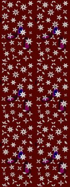 Tatil havası. Nazik romantik baskı. Bahar mevsimi. Raster güzel bir çiçek deseni çiziyor..