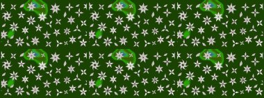 Parlak renkli çiçekli ve yeşil yapraklı harika bir çiçek deseni. Moda baskıları için zarif bir şablon. Modern çiçek arkaplanı. Halk stili.