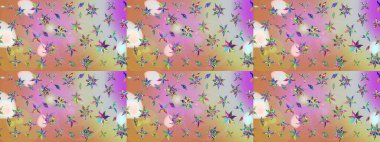 Klasik çiçek desenli. Paketleme, tekstil, duvar kâğıdı için çiçek eskizi. Yumuşak fayans. Raster 'ın taze dokusu. Yumuşak pamuk tasarımı.