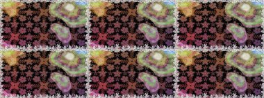 Çiçekler, suluboya ile sorunsuz çiçek desenli. Raster desen. Fantezi kumaş deseni.