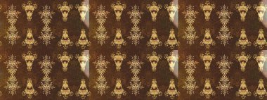 Renkli Bahar Teması eskiz kalıbı. Raster illüstrasyonundaki çiçek desenli çizim. Güzel kumaş deseni. Düz Çiçek Elementleri Tasarımı.