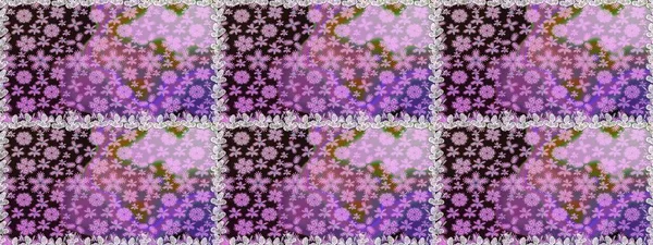 Renkli Bahar Temalı Kusursuz Arkaplan. Raster illüstrasyonunda kusursuz çiçek deseni. Düz Çiçek Elementleri Tasarımı. Tarafsız renklerde çiçekler.