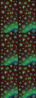 Paket kağıdı için en iyisi. Kahverengi ve yeşil lale çiçekli Raster eskiz deseni. Karşılama ya da düğün geçmişi olarak kullanılabilir. Doğal kozmetik ürünleri, parfüm, çiçekçi dükkanı için bahar ihalesi tasarımı.