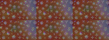 Raster çiçek desenli çiçek deseni, yapraklar, dekoratif elementler, sıçrama, lekeler, el çizimi kontur çizgileri ve Doodle çizim stili, grafik raster çizim çizimi.