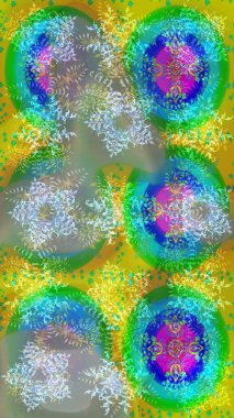 Arabesk ve çiçek öğeleri ile oryantal raster desen. Geleneksel klasik süs. Arabesk ile Vintage desen.