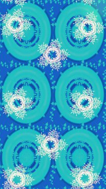 Raster illüstrasyonu. Yeni yıl tabelası. Mavi, nötr ve bej renkli siluet. Kar tanesi kışı mavi, nötr ve bej renklerde izole edilir. Kutlamanın sembolü. Noel tasarımı için.