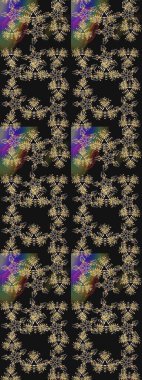 Snowflakes desen. Kar tanesi renkli desen. Raster kar taneleri arka plan. Raster resim. Renk arka plan üzerinde izole soyut kar taneleri ile düz tasarım.