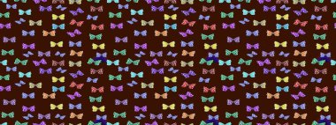 Kahverengi ve nötr bir arka planda kelebekler. Kelebekli tasarım. Robot resim. Çizim, karalama, karalama. Sonsuz. Raster illüstrasyonu.