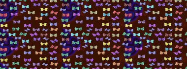 Kelebekli çizim şekli. Tekstil, kumaş, baskı ve davetiye geçmişi. Kahverengi ve mavi renkli bir resim. Raster..