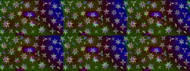 Kahverengi ve yeşil renklerde. Anti-stres için soyut örnek sayfası. Raster illüstrasyonu.