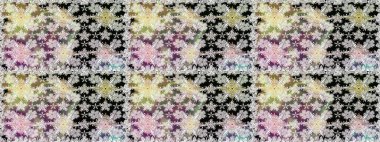 Tekstil, tebrik kartı, boyama kitabı, telefon kılıfı baskısı için kullanılabilir. Etnik Mandala süsü. Raster Henna dövme stili. Hint çiçekli desenli şal desenli..