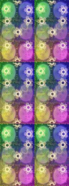 Kar Tanesi Raster illüstrasyonu. Kar Tanesi Simgesi. Kış kar tanesi. Yeşil, nötr ve mor renklerde izole edilmiş..