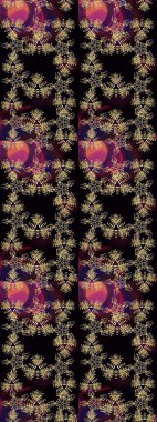 Düz Çiçek Elementleri Tasarımı. Siyah renkli çiçekler. Raster illüstrasyonundaki çiçek desenli çizim. Renkli Bahar Teması çizim şablonu.