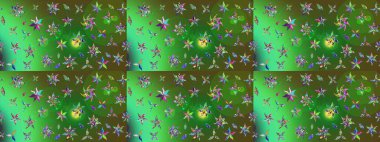 Tekstil, duvar kâğıdı, kapaklar, yüzey, baskı, hediye paketi, hatıra defteri, dekupaj. Küçük yabani çiçeklerdeki halk modelini çiz. Taşralı şıklığı. Liberty style millefleurs.