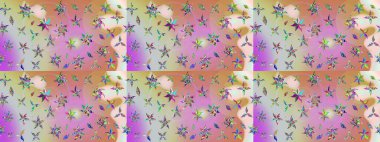 Elle çizilmiş sonbahar çiçeği deseni. Renkli nötr ve pembe çizim kalıpları. Doodle tarzı. Tekstil ve kapak tasarımı için mükemmel. Tarafsız ve pembe renkte çiçekler.