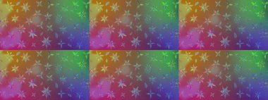 Moda arka planında parlak buketler. Kumaş, duvar kağıdı ve kağıt üzerine baskı yapmak için gelişen arka plan. Raster illüstrasyonu. Eski usul küçük çiçekli şirin bir eskiz deseni..