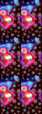 Bahar mevsimi. Tatil havası. Nazik romantik baskı. Raster güzel bir çiçek deseni çiziyor..