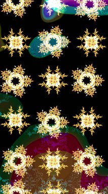 Düz renkli arka plan üzerinde izole kar taneleri tasarımı. Kar taneleri arka plan. Snowflakes desen. Kar tanesi süs desen. Raster illüstrasyon.