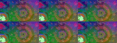 Klasik çiçek desenli. Paketleme, tekstil, duvar kâğıdı için çiçek eskizi. Yumuşak fayans. Raster 'ın taze dokusu. Yumuşak pamuk tasarımı.