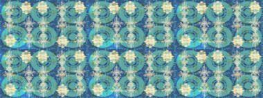 Kar tanesi süsleme deseni. Renkli arka planda izole edilmiş kar tanelerinin düz tasarımı. Kar taneleri arka planda. Kar taneleri deseni. Raster illüstrasyonu.