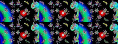 Raster illüstrasyonu. Renkli arka planda güzel kar taneleri. Raster kar taneleri deseni.