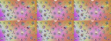 Sketch folk pattern in small wild flowers. Liberty style millefleurs. Floral meadow background for textile, wallpaper, covers, surface, print, gift wrap, scrapbooking, decoupage. Rustic chic.