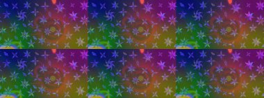 Çiçekli bahar çiçekleri. Küçük çiçekte güzel bir desen. Küçük renkli çiçekler. Moda baskıları için zarif bir şablon. Motley illüstrasyonu. Çizim.