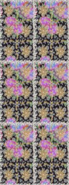 Raster altın pürüzsüz desen. Arkaplan, kumaş, altın duvar kağıdı. Düz elle çizilmiş klasik koleksiyon. Altın desenli gri ve nötr renkler ve altın elementler.