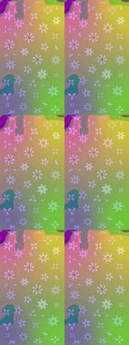 Suluboya çizim kalıbı. Tarafsız ve yeşil renkli çiçekler suluboya stilinde. Çiçek izi.