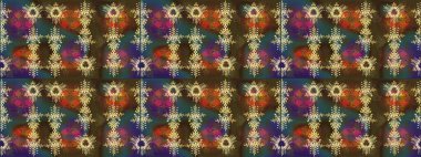 Yılbaşı kış tasarımı için renkli kar taneleri. Elle çizilmiş kartanesi karalaması. Raster illüstrasyonu.