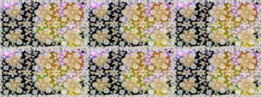 Tarafsız renklerde, altın elementlerle kusursuz klasik desen. Noel, kar tanesi, yeni yıl 2019.