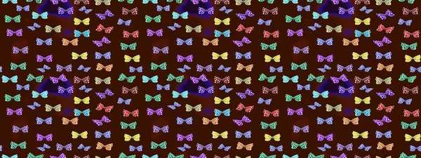 Watercolor Style 'da uçan kelebeklerle eskiz kalıbı. Doğadaki güzellik. Kahverengi ve nötr renkler üzerine bir resim. Kumaş, Tekstil, Baskı ve Davetiye için arka plan. Raster illüstrasyonu.