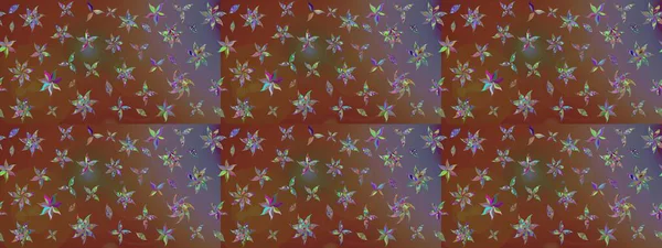 Raster çiçek desenli çiçek deseni, yapraklar, dekoratif elementler, sıçrama, lekeler, el çizimi kontur çizgileri ve Doodle çizim stili, grafik raster çizim çizimi.