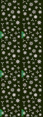 Tekstil veya kitap kapakları, imalat, duvar kağıtları, baskı, hediye paketi ve yapıştırma kitabı için çiçek eskizi geçmişi. Küçük çaplı çiçeklerdeki basit şirin desenler. Raster illüstrasyonu.