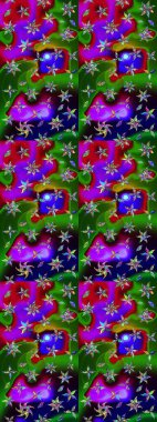 Küçük çaplı çiçeklerdeki basit şirin desenler. Tekstil veya kitap kapakları, imalat, duvar kağıtları, baskı, hediye paketi ve yapıştırma kitabı için çiçek eskizi geçmişi. Raster illüstrasyonu.