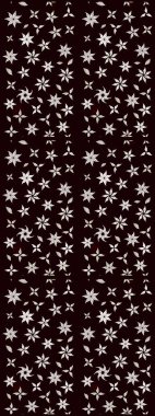 Çiçekli karalama şeklinde Raster çiçek deseni. Nazik, narin çiçek arkaplanı. Siyah renkte çiçekler.