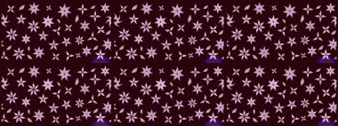 Kumaş, duvar kağıdı ve kağıt üzerine baskı yapmak için gelişen arka plan. Eski usul küçük çiçekli şirin bir eskiz deseni. Moda arka planında parlak buketler. Raster illüstrasyonu.