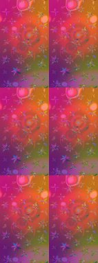 Sevimli çiçek raster deseni. Modaya uygun kumaş deseni. Renkli Yaz Temalı eskiz kalıbı. Düz Çiçek Elementleri Tasarımı.