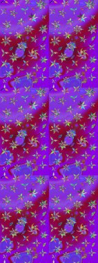 Büyük bir çiçek boyası seti. Kartlar, davetiyeler, tarih kartları ve daha fazlası için kullanılabilir. Raster şirin suluboya çiçek deseni çizimi.