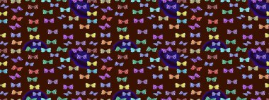 Watercolor Style 'da uçan kelebeklerle eskiz kalıbı. Doğadaki güzellik. Kahverengi ve mavi renklerin çizimi. Kumaş, Tekstil, Baskı ve Davetiye için arka plan. Raster illüstrasyonu.