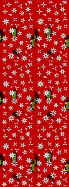 Kibar, bahar çiçekleri kırmızı ve nötr renklerde. Yaprak ve çiçeklerin suluboya resimleri, kırmızı ve nötr renkler üzerine çizimler. Raster illüstrasyonu.