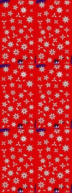 Nazikçe, güzel çiçek arkaplanı. Çiçekli karalama şeklinde Raster çiçek deseni. Kırmızı ve nötr renkte çiçekler.