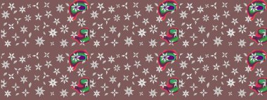 Zentangle soyut çiçekleri. Karalama çiçeği. Raster illüstrasyonu. Güzel kumaş deseni. Renkli Bahar Teması eskiz kalıbı. Düz Çiçek Elementleri Tasarımı.