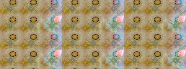 Gömlek, arka plan modelini çiz. Tropik çiçekler. Tarafsız ve bej renkli çiçekler.