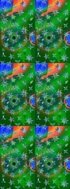 Raster deseni. Çiçekli çiçek deseni, suluboya. Küçük çiçekte güzel bir çiçek deseni..