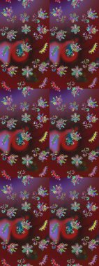 Renkli arka planda izole tatlı kar taneleri. Ağ için güzel bir kar tanesi simgesinin basit bir çizimi. Güzel kar tanesi ikonu. Raster illüstrasyonu.