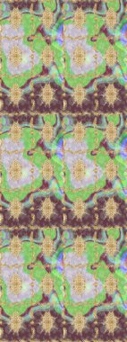 Damask altın soyut çiçek deseni nötr renklerde. Süslü dekorasyon. Raster illüstrasyonu.