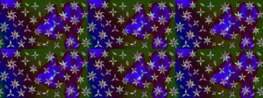 Şekil verilmiş çiçeklerle eskiz deseni. Süslü zentangle çizim dokusu, soyut çiçeklerle süslenmiş. Çiçek deseni duvar kağıdı, şablon dolguları ve web sayfası arkaplanı için kullanılabilir.