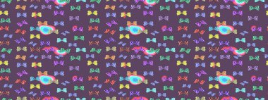 Güzel kelebek resimlerini renklendir. Kağıt, kumaş, ambalaj kağıdı ve duvar kağıdı tasarımı için güzel bir arka plan. Robot resim. Raster illüstrasyonu.