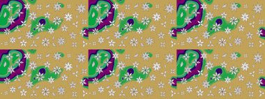 Güzel kumaş deseni. Küçük bir çiçekte eskiz deseni. Raster illüstrasyonu. Güzel çiçek arkaplanı..